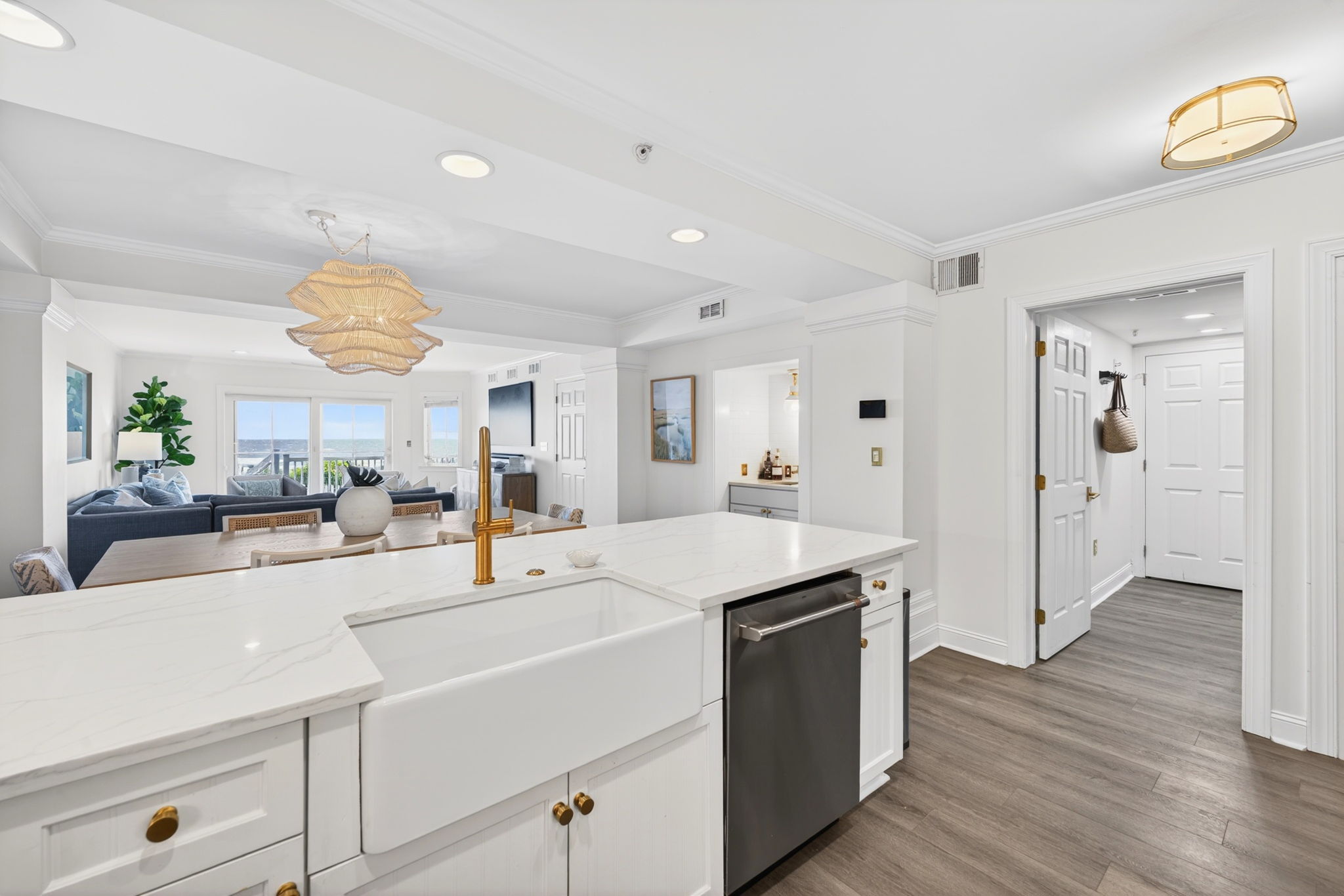 Kitchen | 1006 Ocean Blvd, Isle of Palms, SC | 102 Dunescape | IOP Escapes