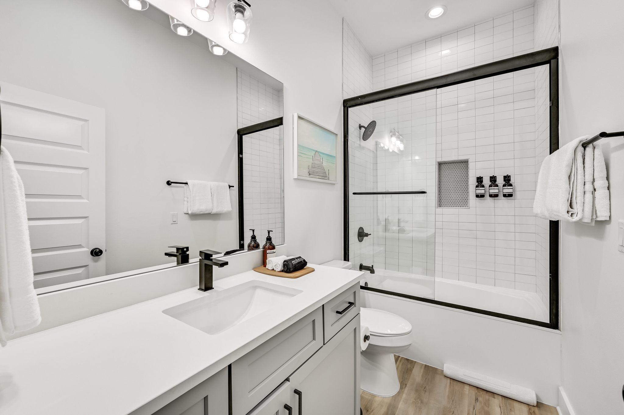 King Suite # 1: Private Bathroom (first floor)
