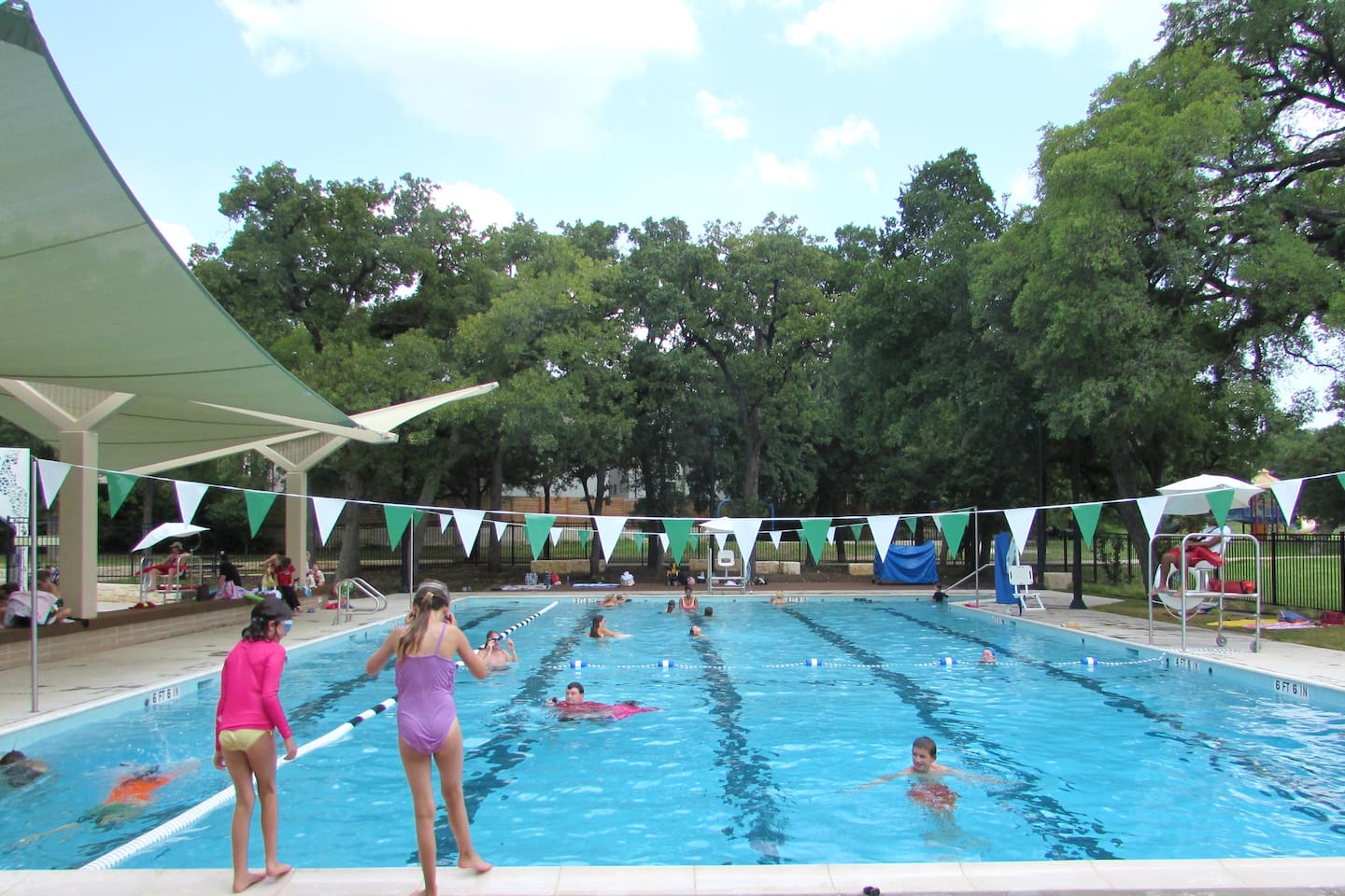  One of Three Neighborhood Pools Less Than 10 Minutes From the House!  The pool is open seasonally, typically early June through August.  Check with Owner regarding your dates.  We Provide Pool Towels and Floaties