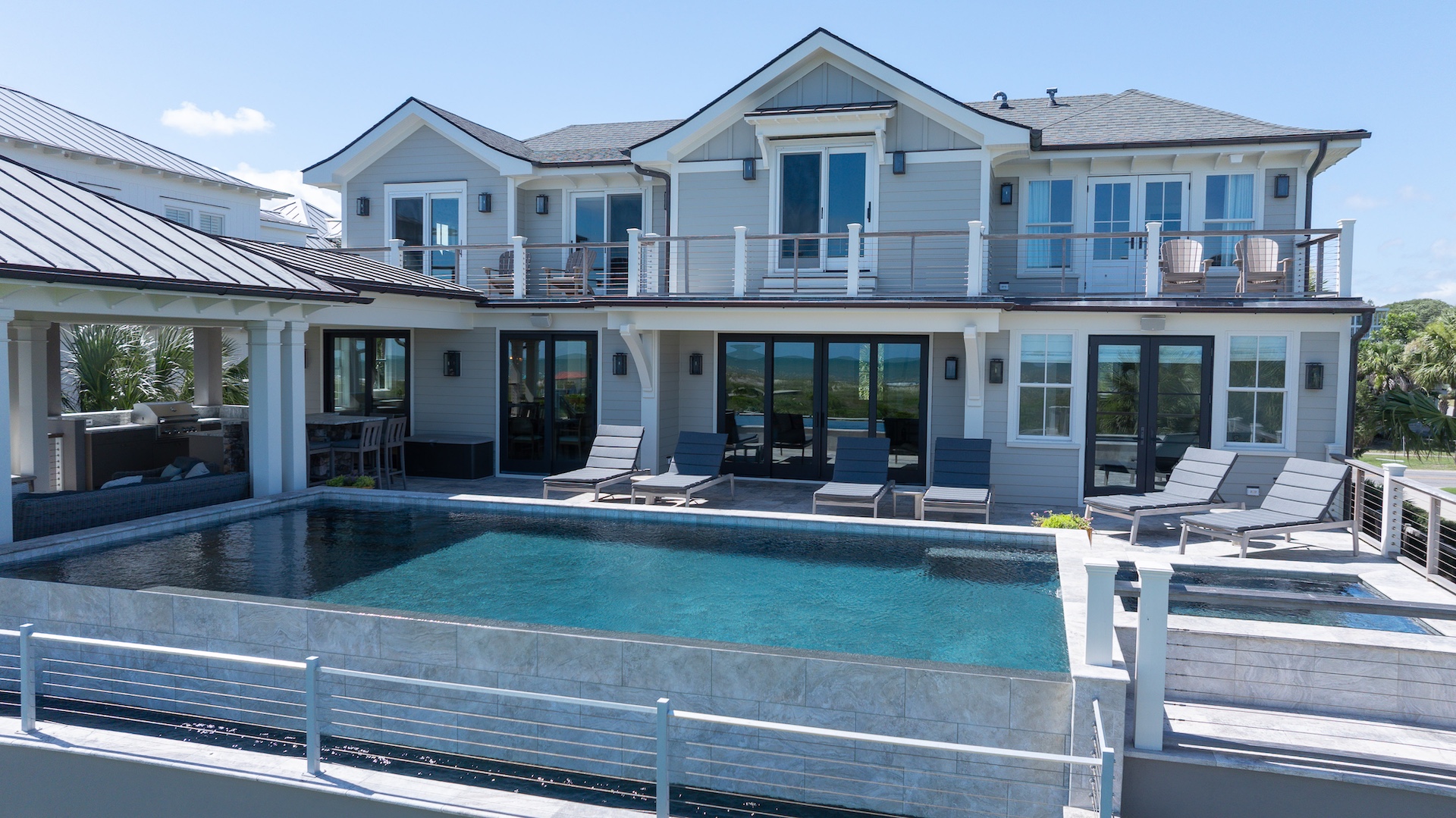 Pool Deck | Beach Shelter | 3708 Palm Blvd | Isle of Palms, SC | IOP Escapes