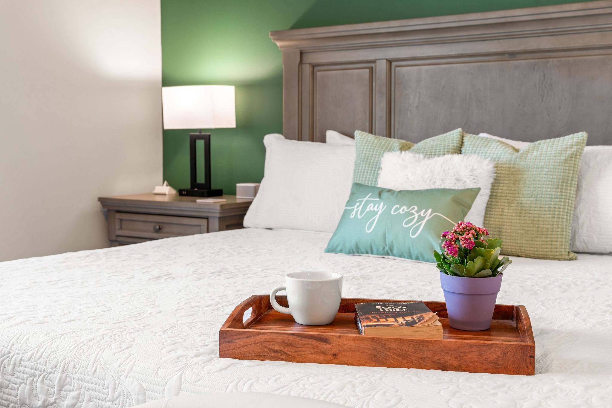 Plush king beds with luxury bedding for a great night's rest