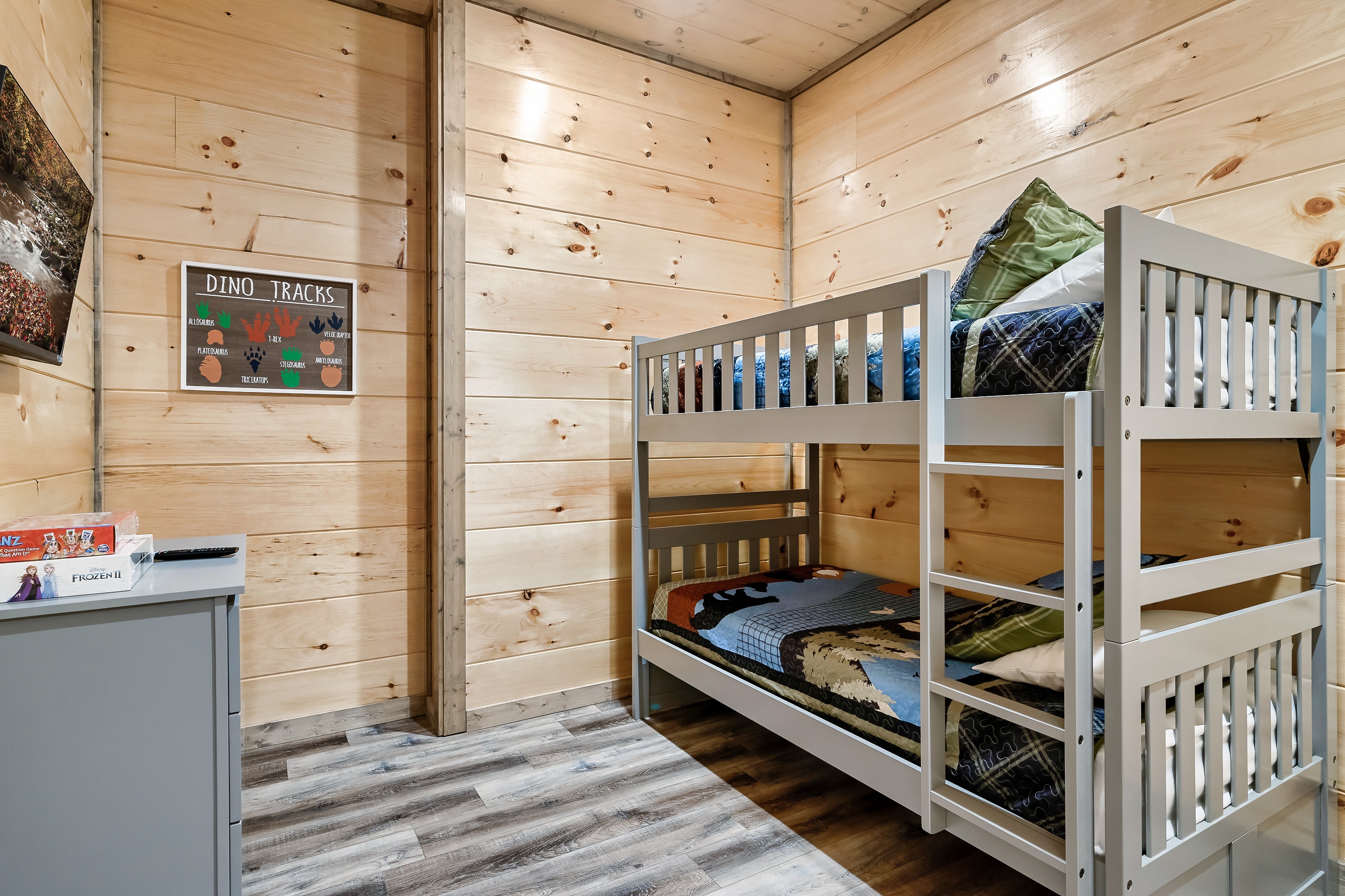 Twin-Over-Twin Bunk Area For Kids Or Friends