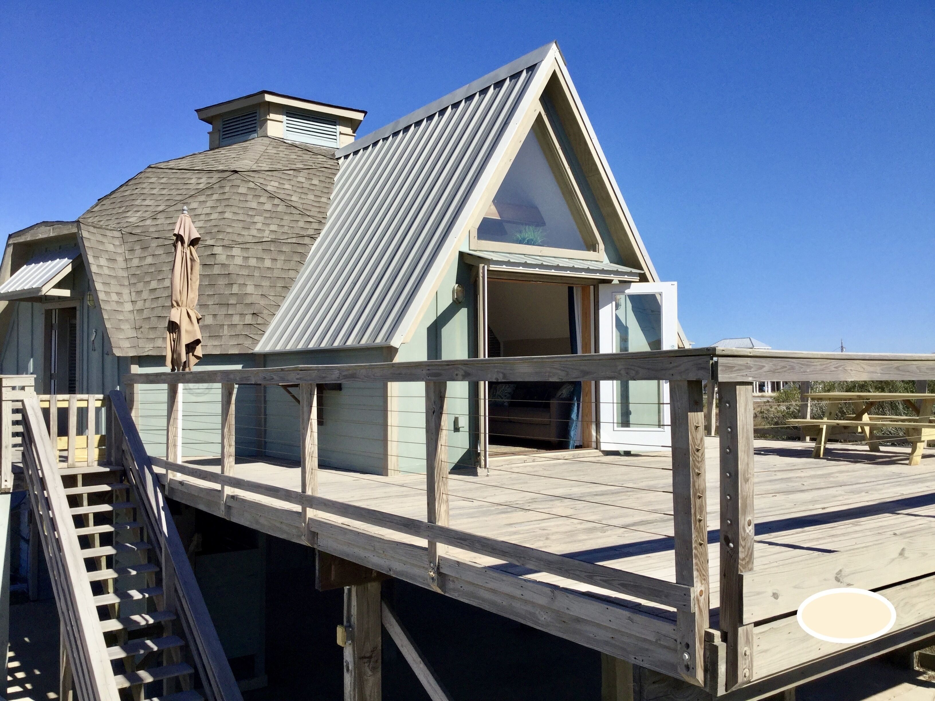 Another view of the deck.
