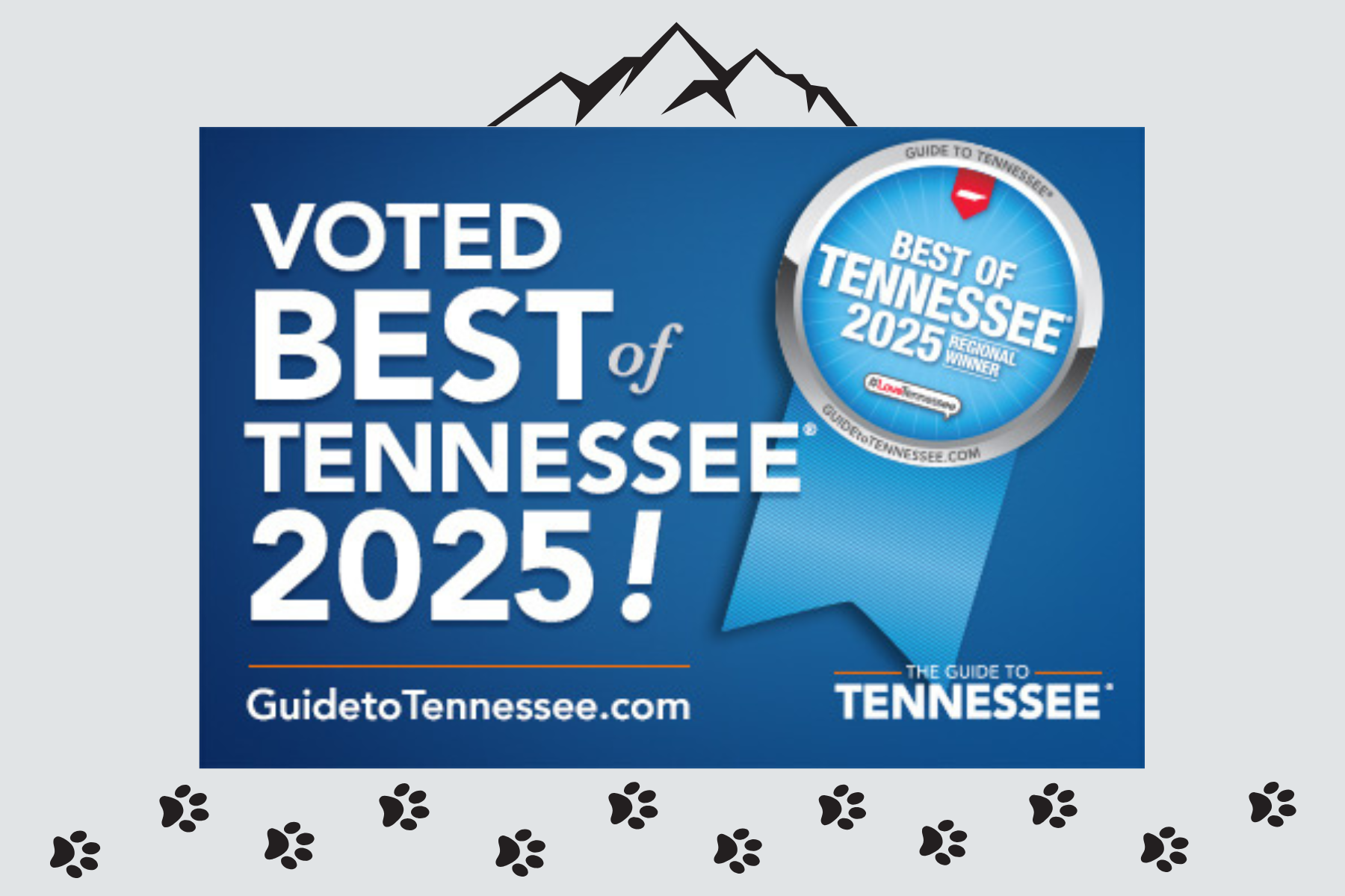 We are proud recipients of Best of TN Regional Winner 2025! Come stay with us and see for yourself why we won this prestigious award.