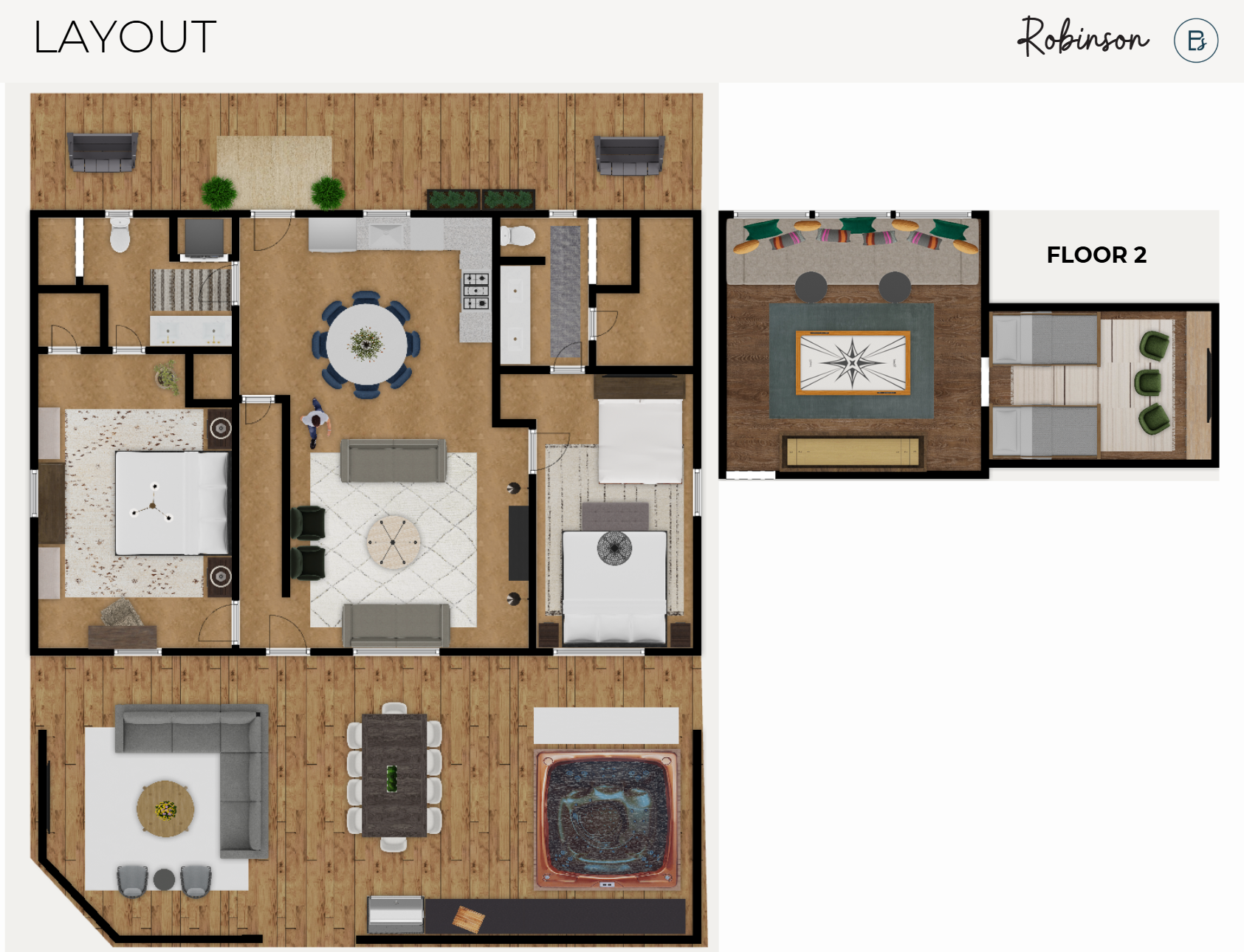 Nestled in the pines with space to breathe, Misty Pines offers privacy, convenience, and upscale rustic charm all in one inviting setting.