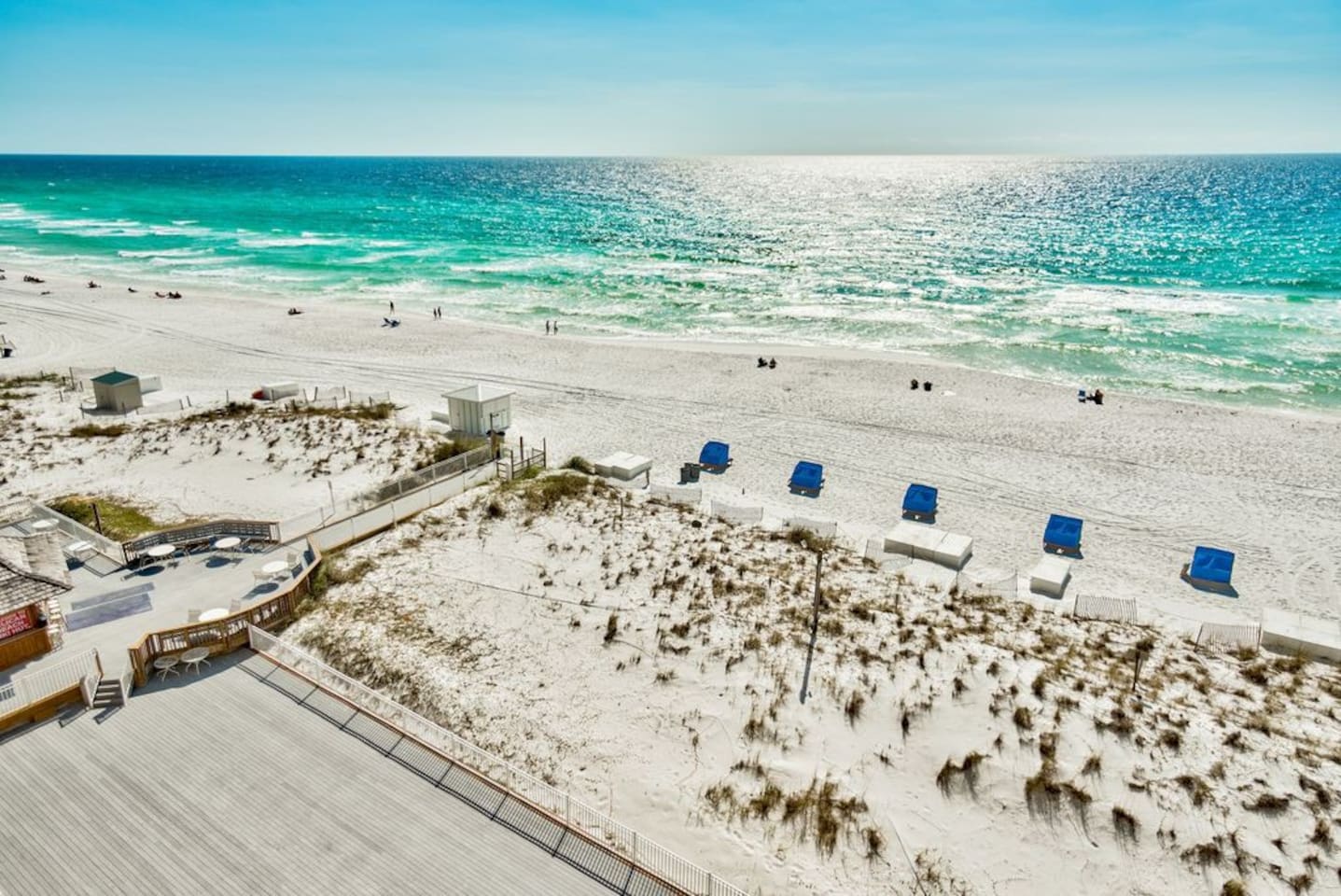 Boardwalk to beach for easy access...
