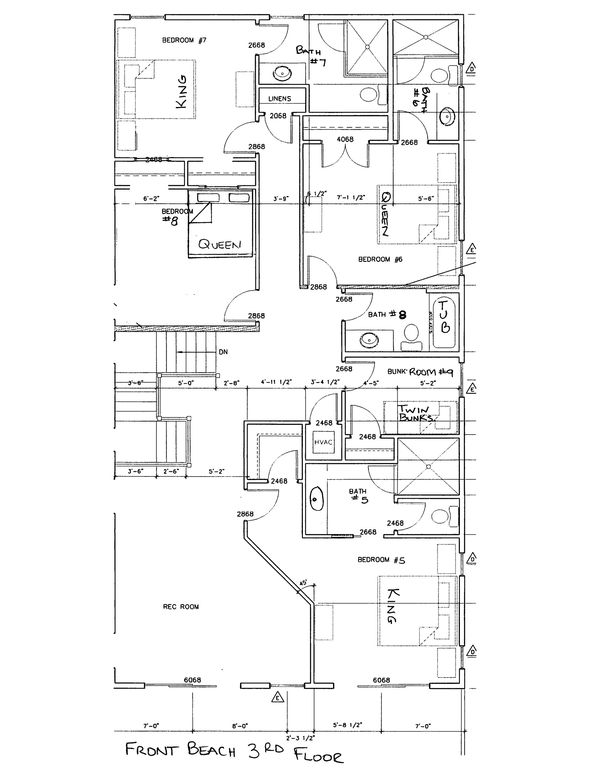 Third floor layout