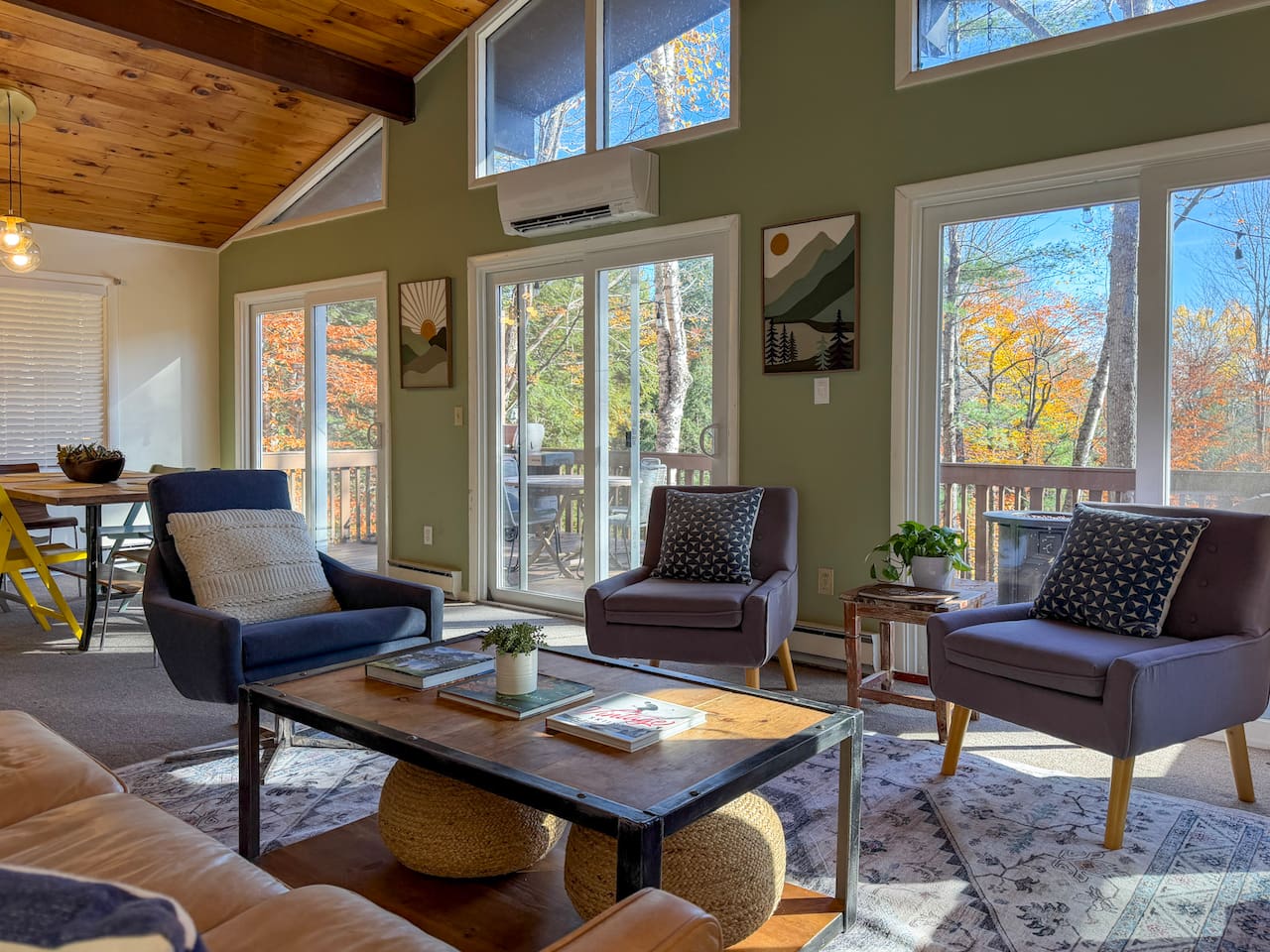 Plenty of comfy seating for your whole group