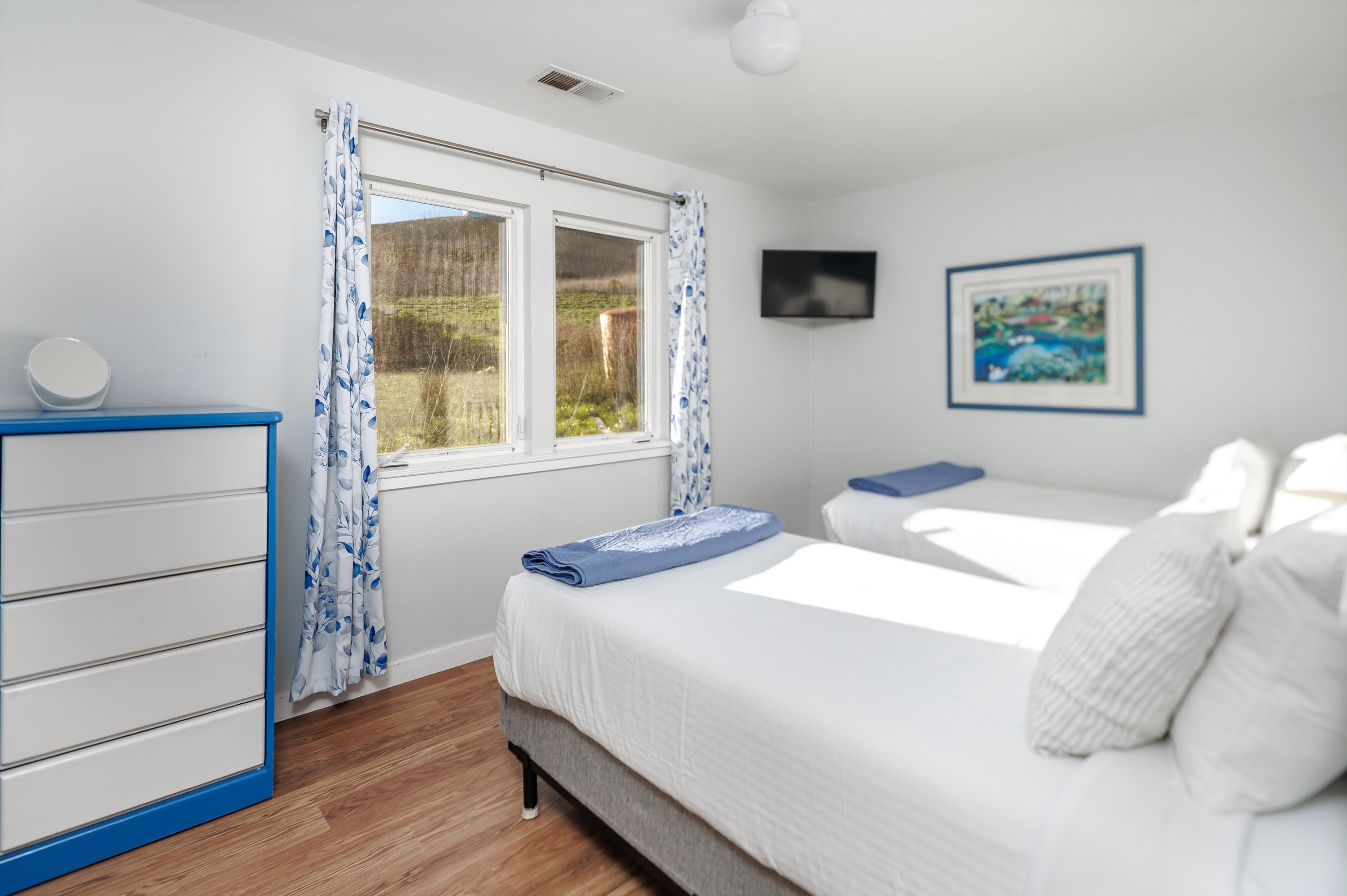 A relaxing, cozy bedroom retreat — ideal for quiet mornings or a little ‘me time