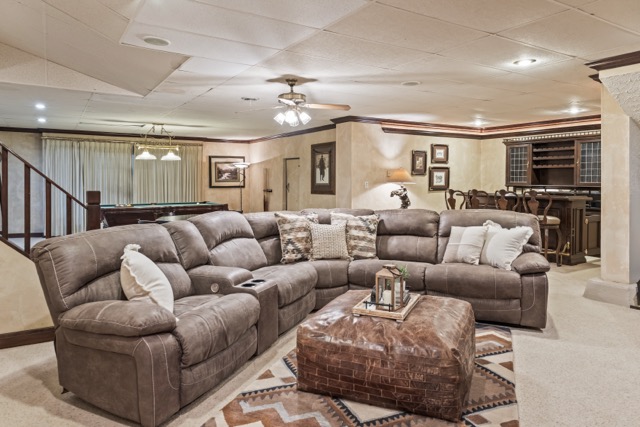 Downstairs Living/Gaming Area