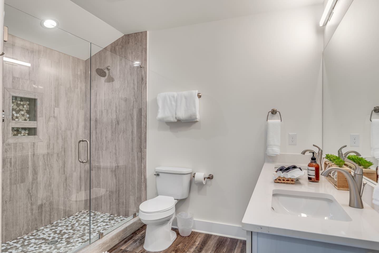 King Suite #8: Private Bath (third floor)