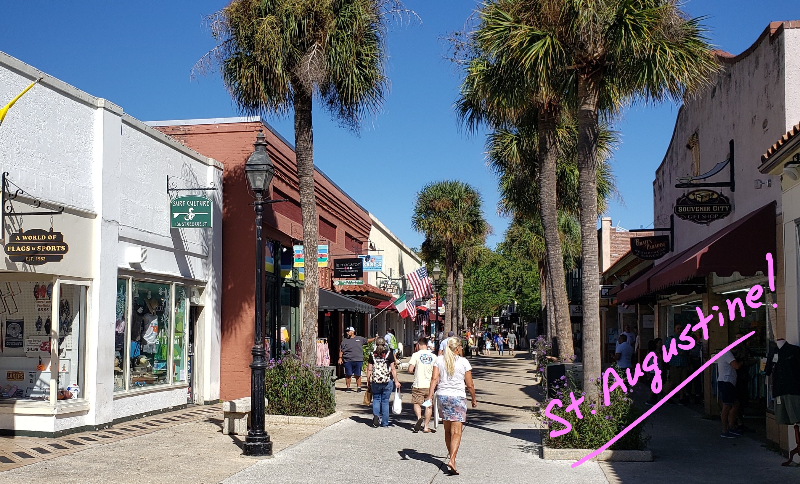 St. George Street  shops & restaurants