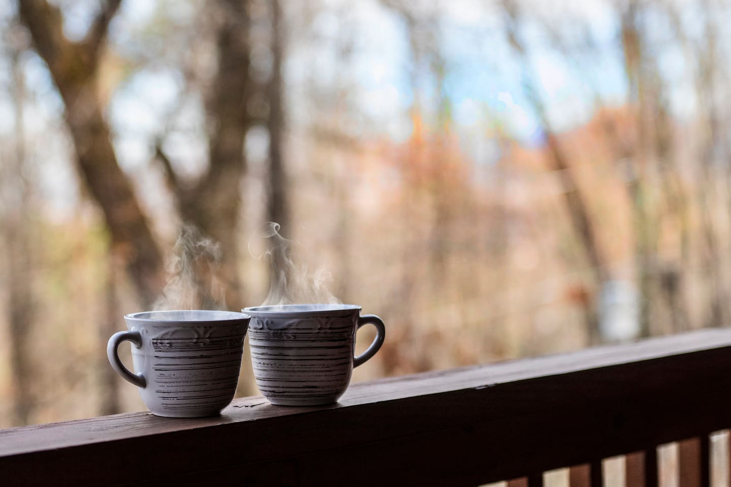 Enjoy your beverage on the deck