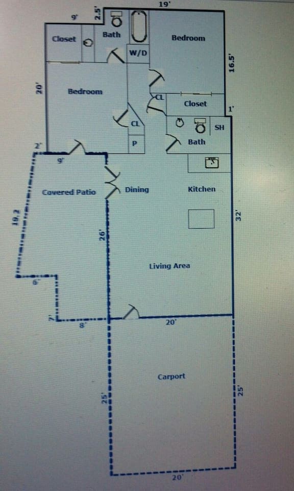 Check out our floor plan for a full layout of your stay.