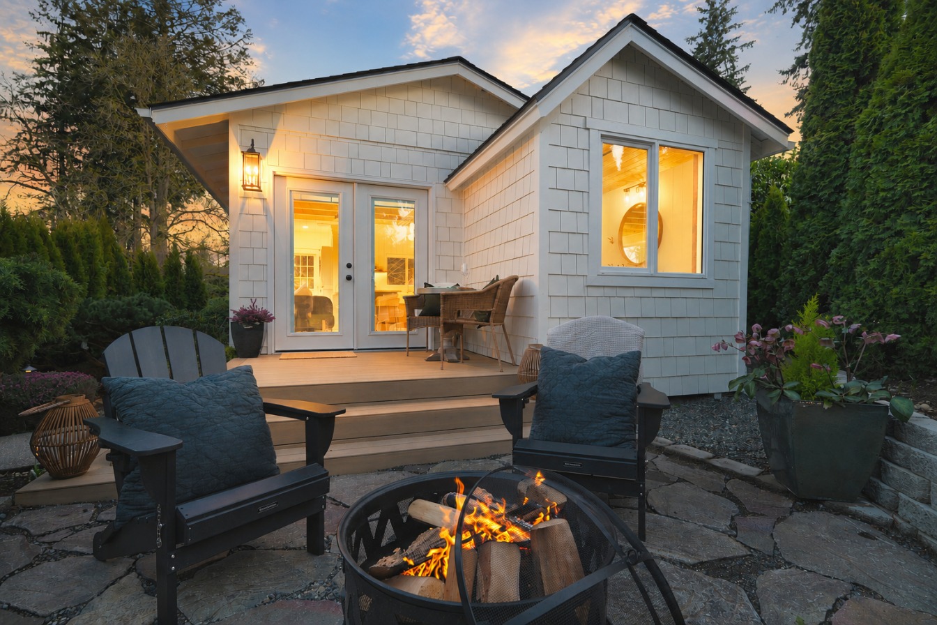 Little Leaf on Lake Steilacoom at Haven - BBQ and beach ready. Everything you need, thoughtfully provided. The lake is calling. 
