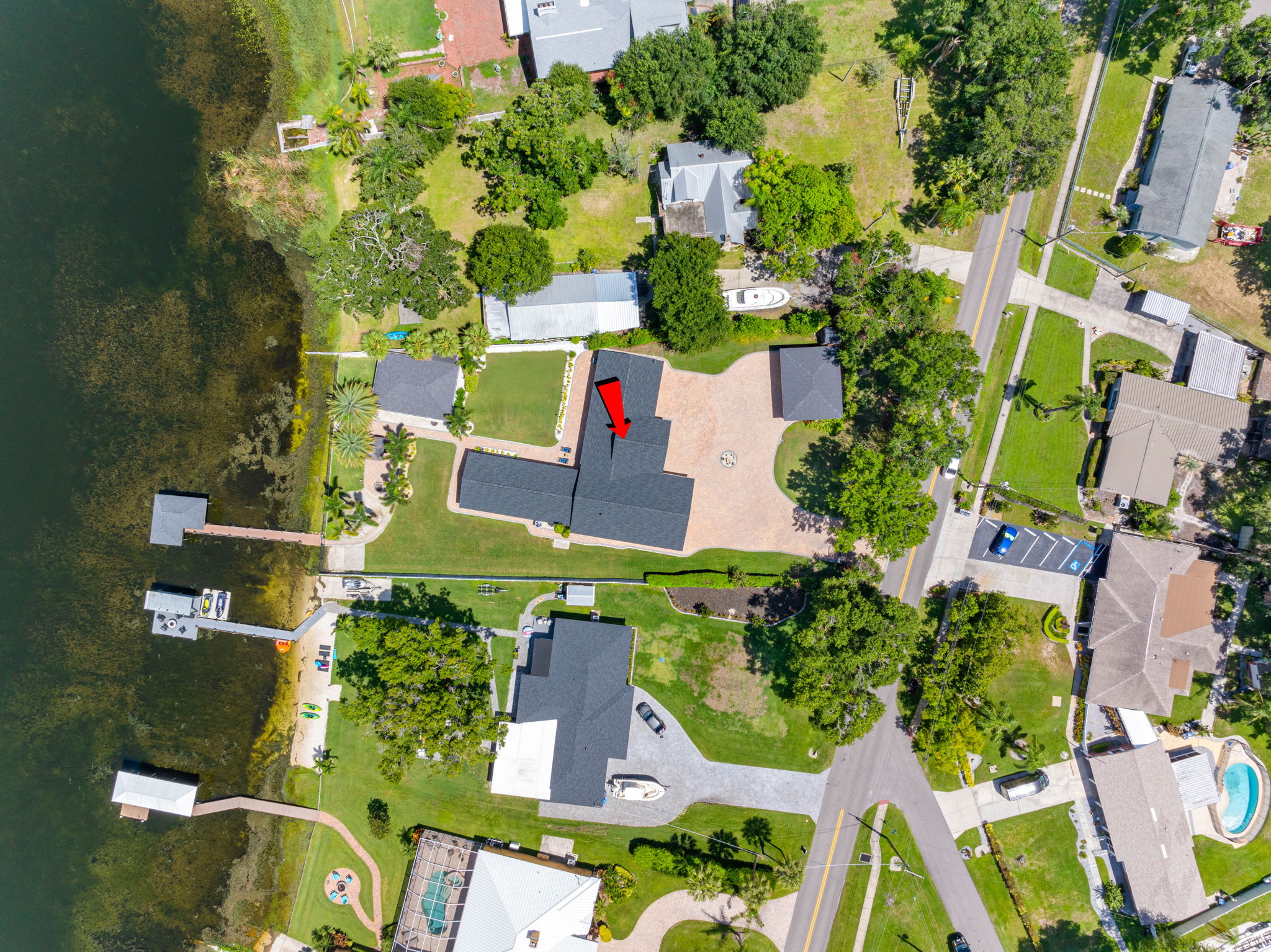 Aerial View of the Neighborhood