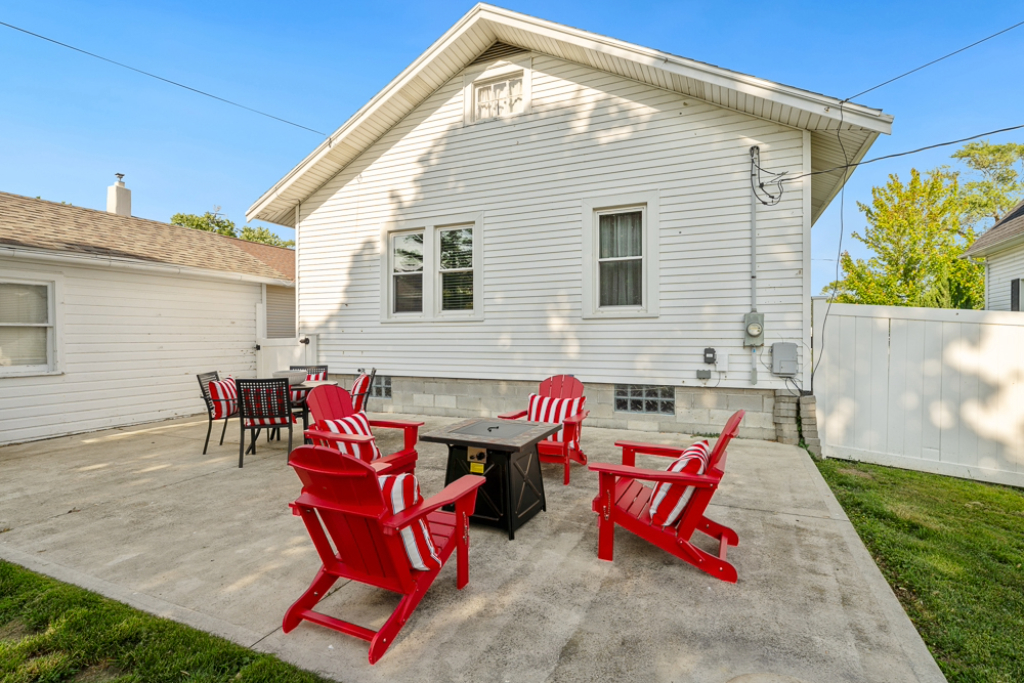 Enjoy outdoor living in the expansive backyard