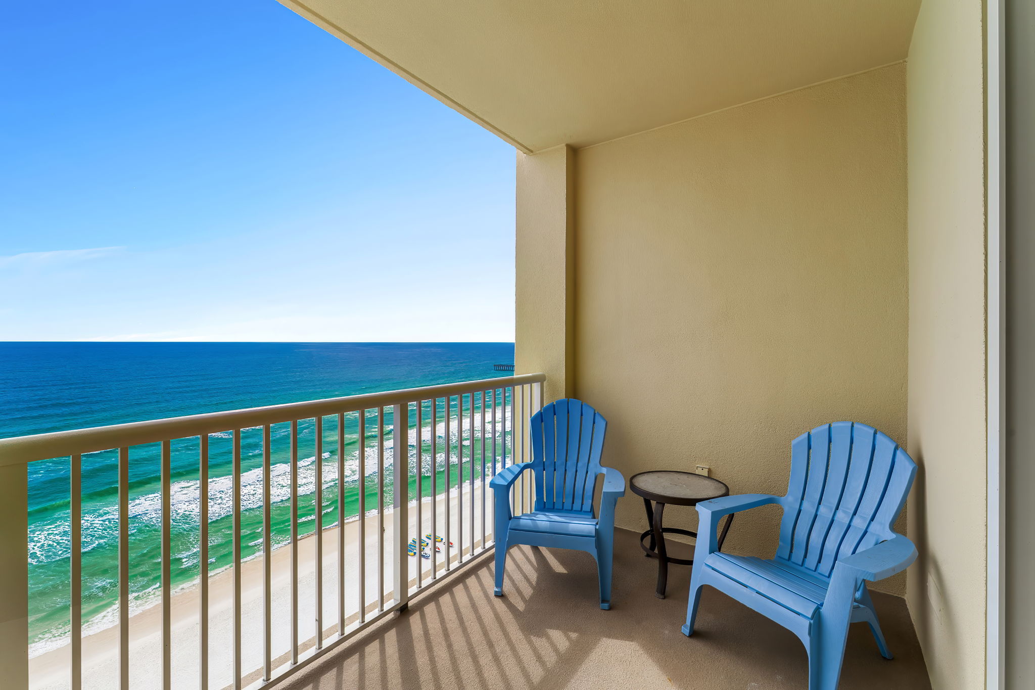 Dolphin watch from your own private balcony!