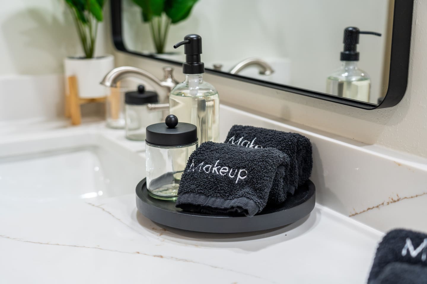 High quality toiletries are provided.