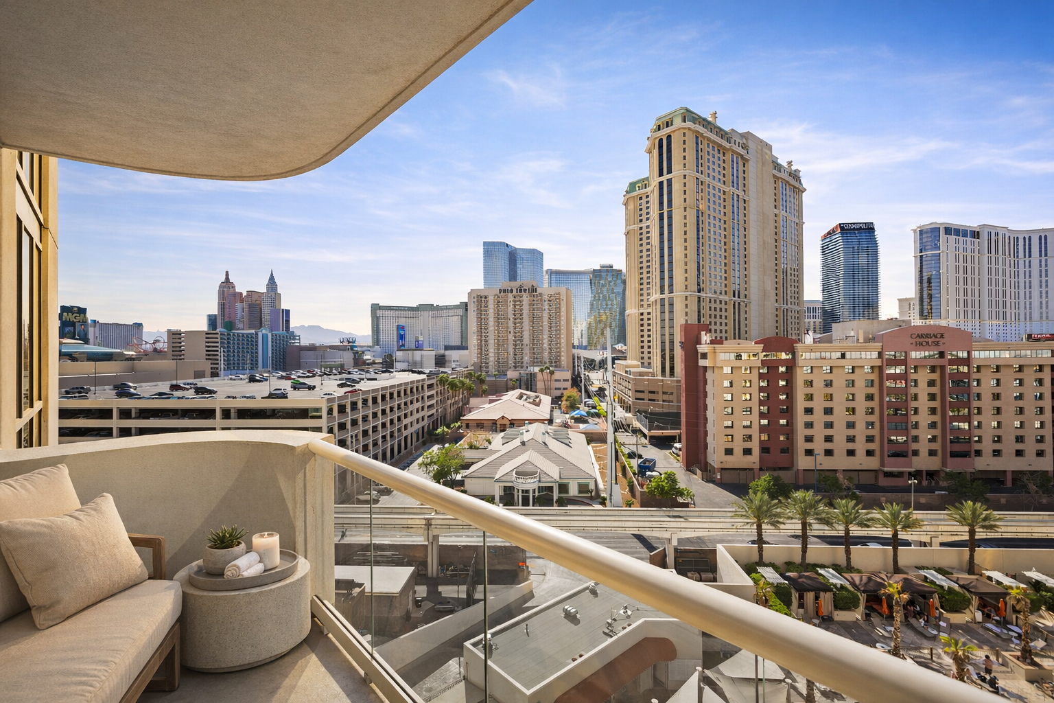MGM Tower 2 · Unit 801 — Private Balcony