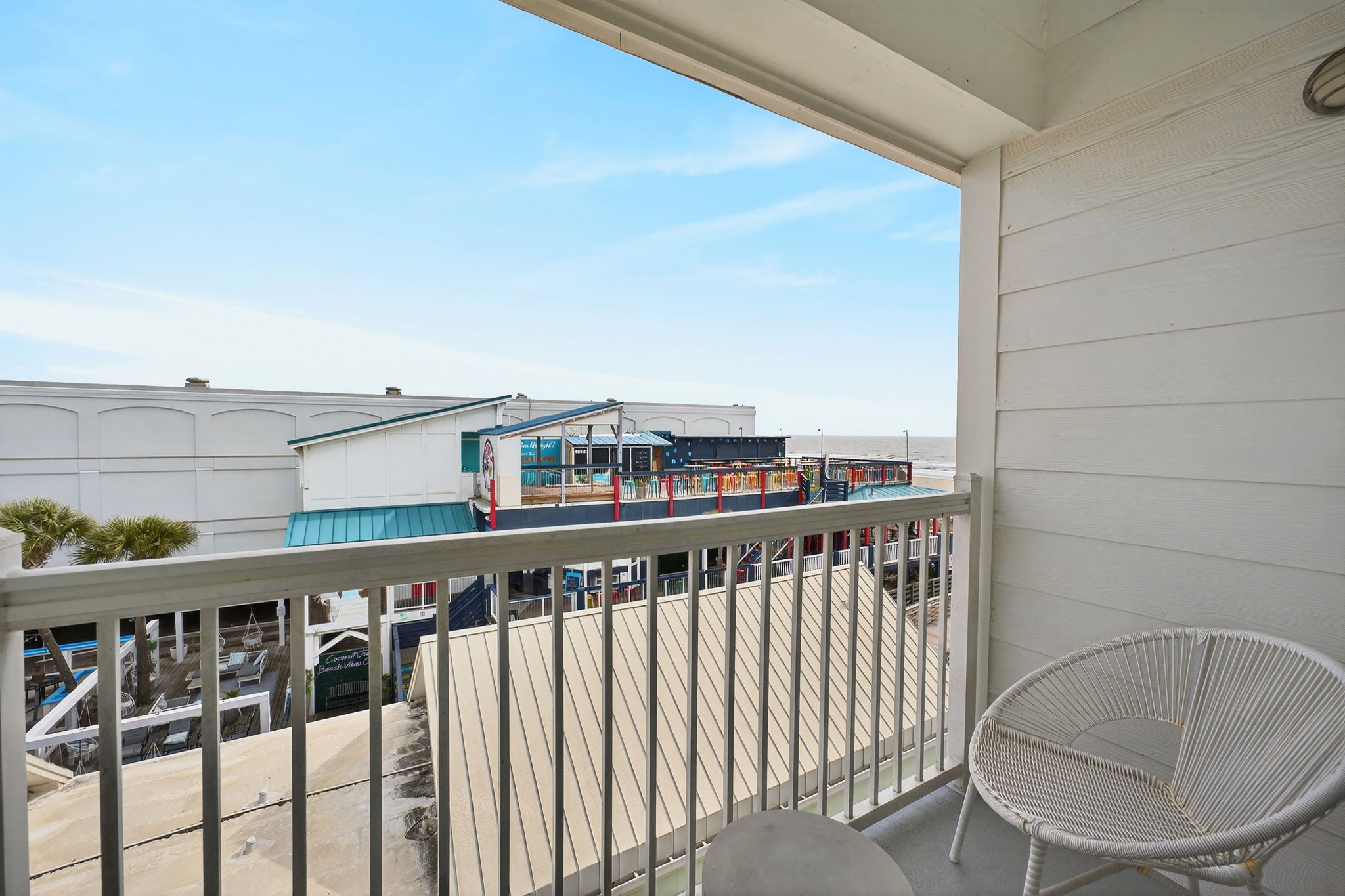 Balcony | Crescent Moon, 301 Oceanview | Isle of Palms, SC | IOP Escapes Vacation Rentals