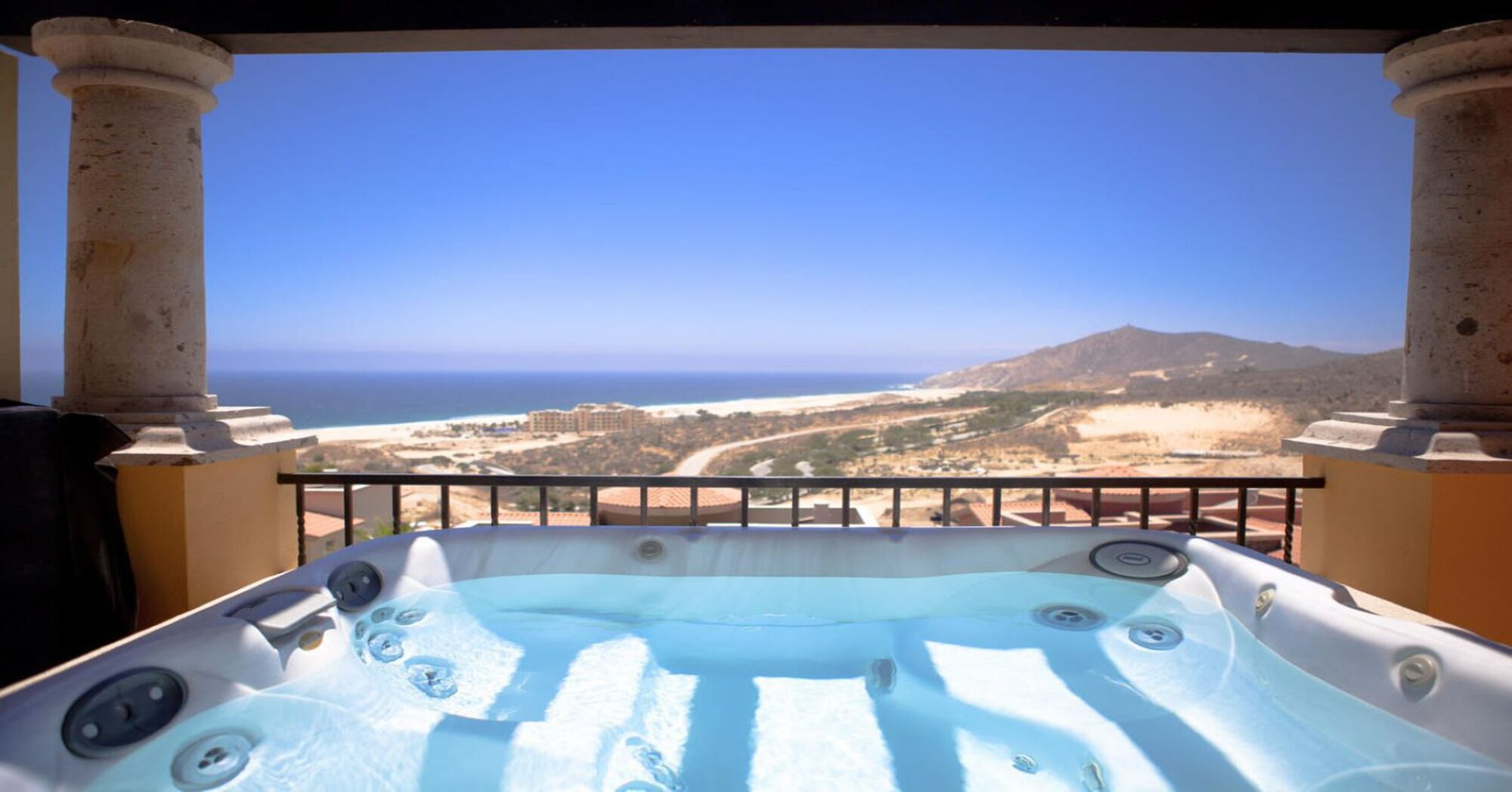 Private Hot Tub over looking Pacific Ocean at Montecristo, Vacation Travel Exclusives