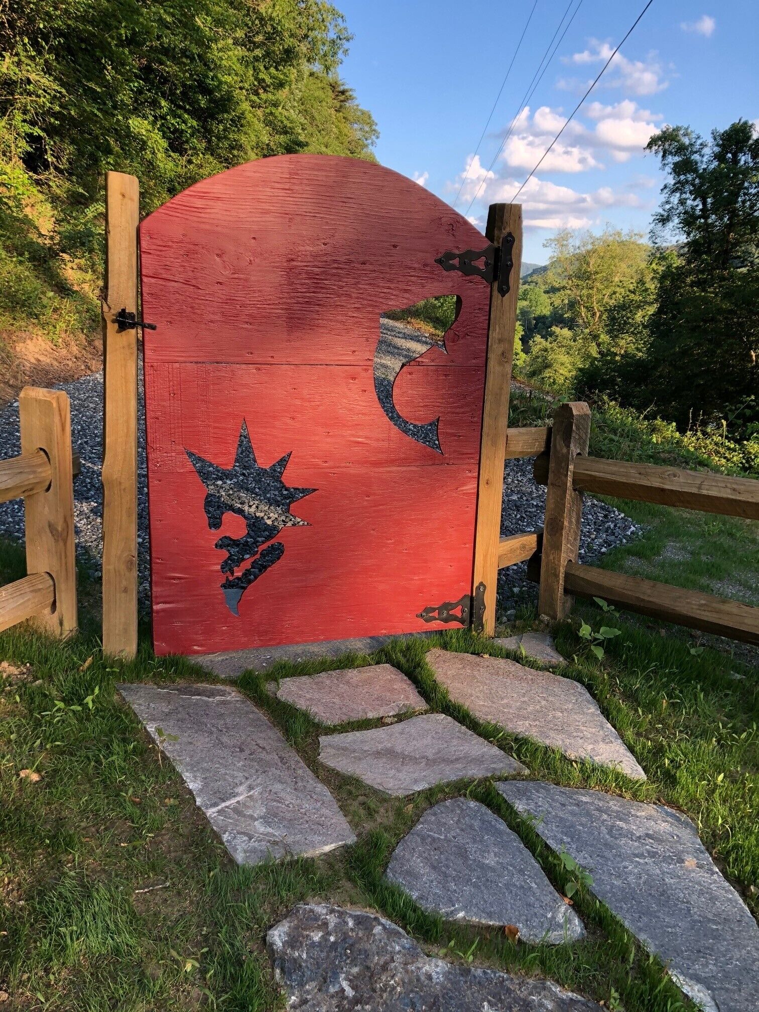 The red gate! There is a story...
