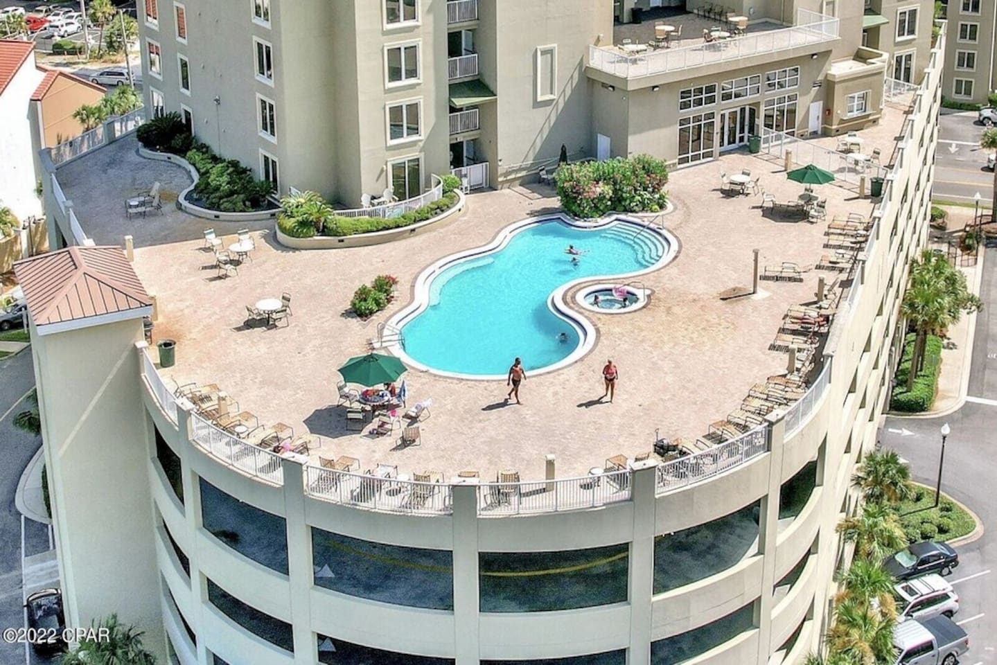 Tower 2 pool deck