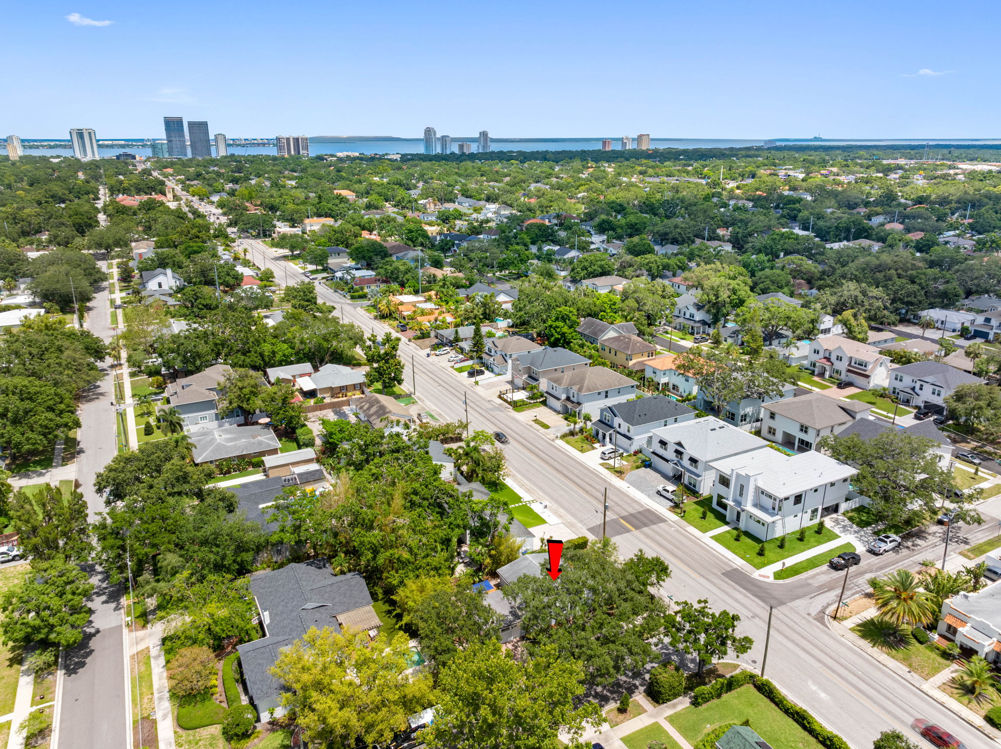 Aerial View of the Neighborhood