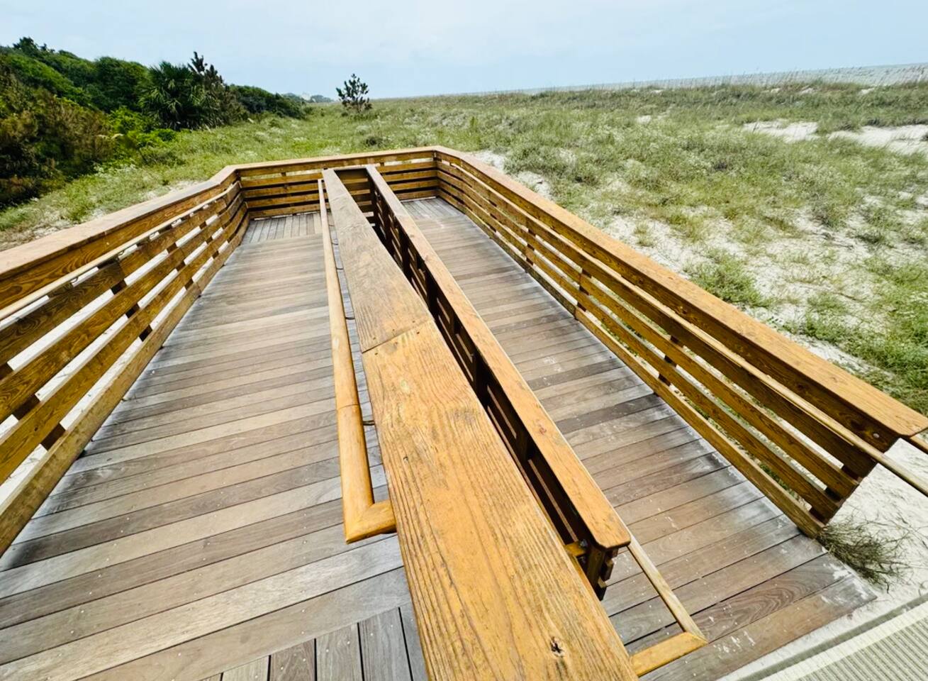Boardwalk over the dunes