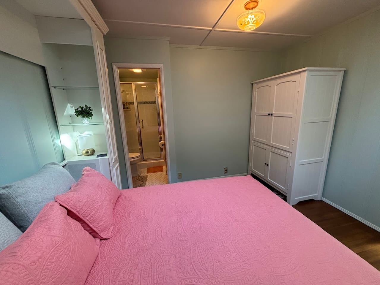 Bedroom with en suite bathroom.