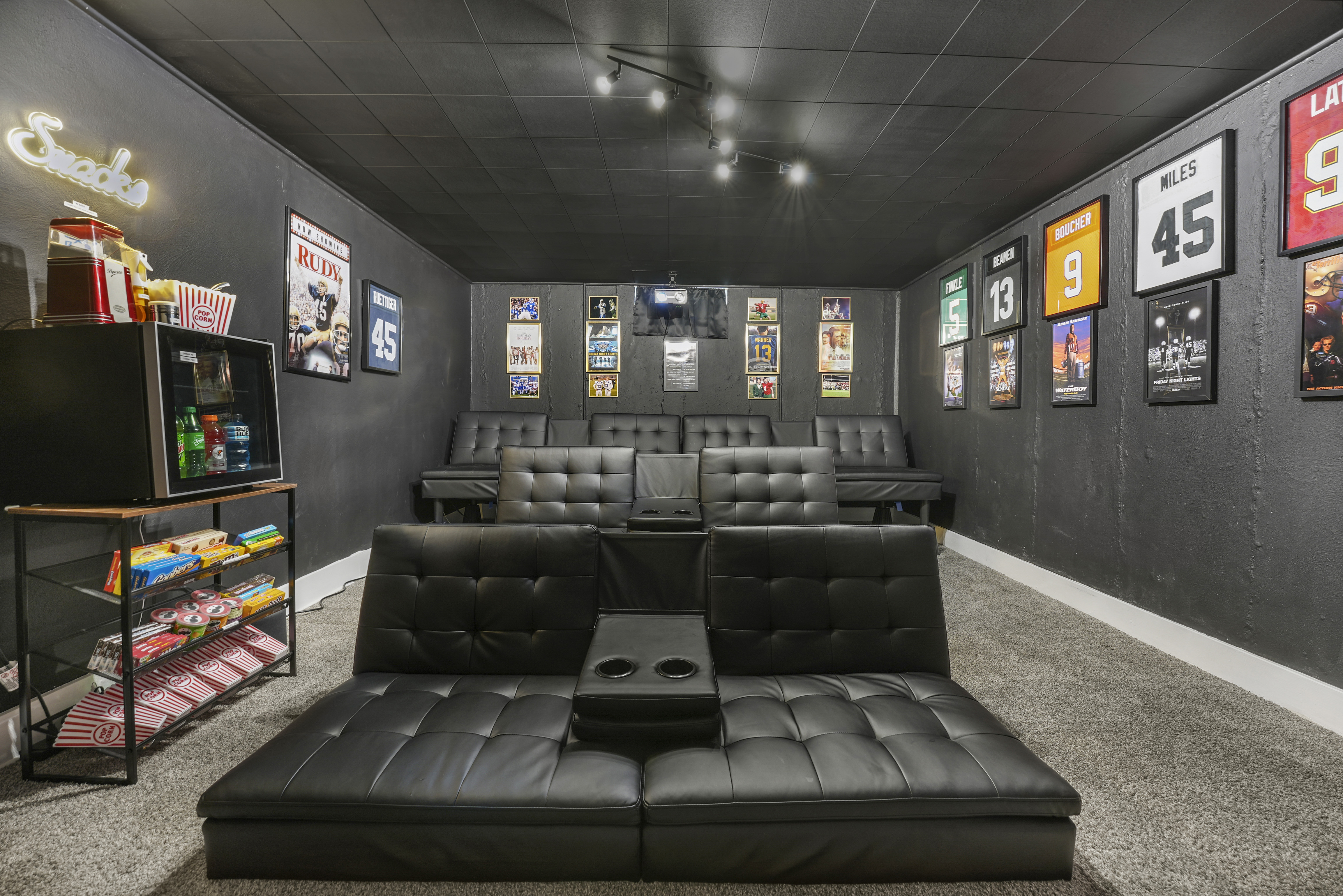 Rockne House home theater