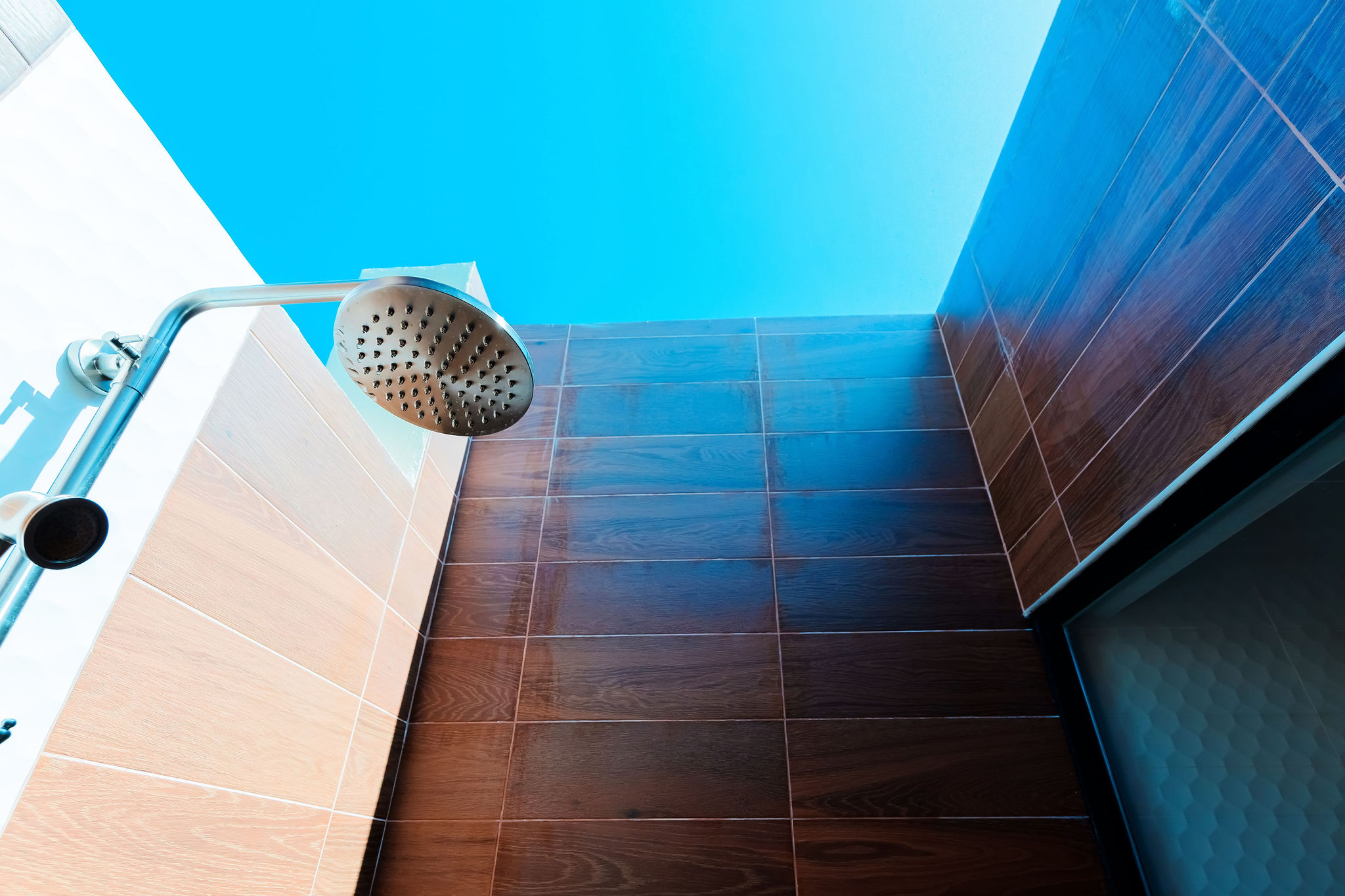 El Fresco shower in Main bedroom bath