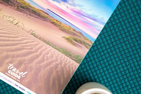 Sit back and relax with a hot coffee and something good to read - the perfect quiet moment.