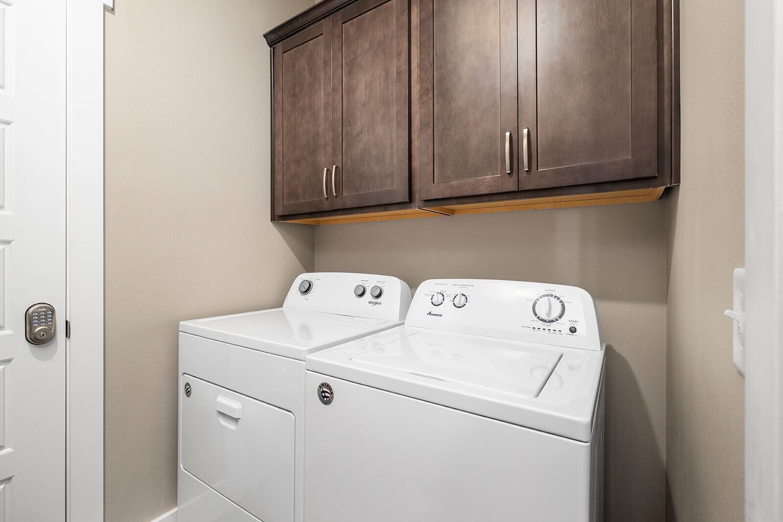 Full Size Washer and Dryer located in the home
