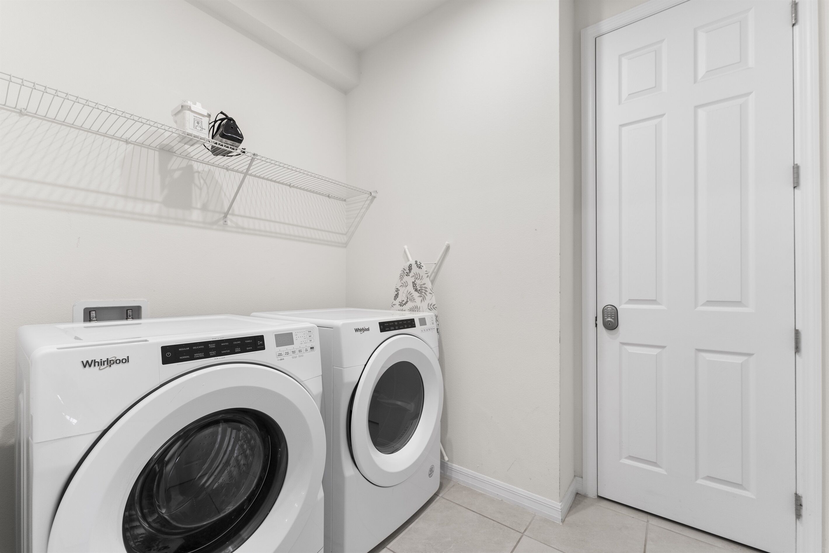 In unit washer and dryer