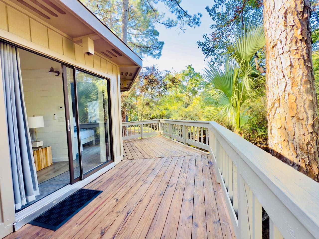 Deck outside the living room