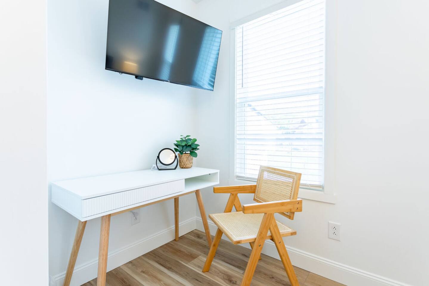 Dedicated workspace, perfect for working or studying during your stay.