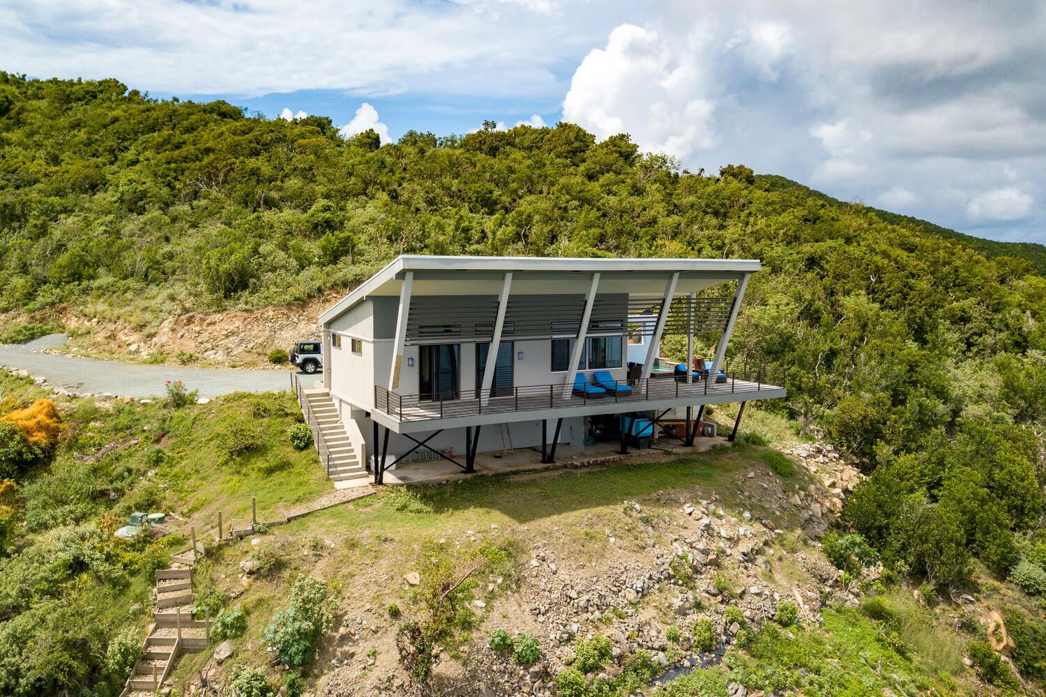Hilltop Hideaway with Your Own Beach Trail 