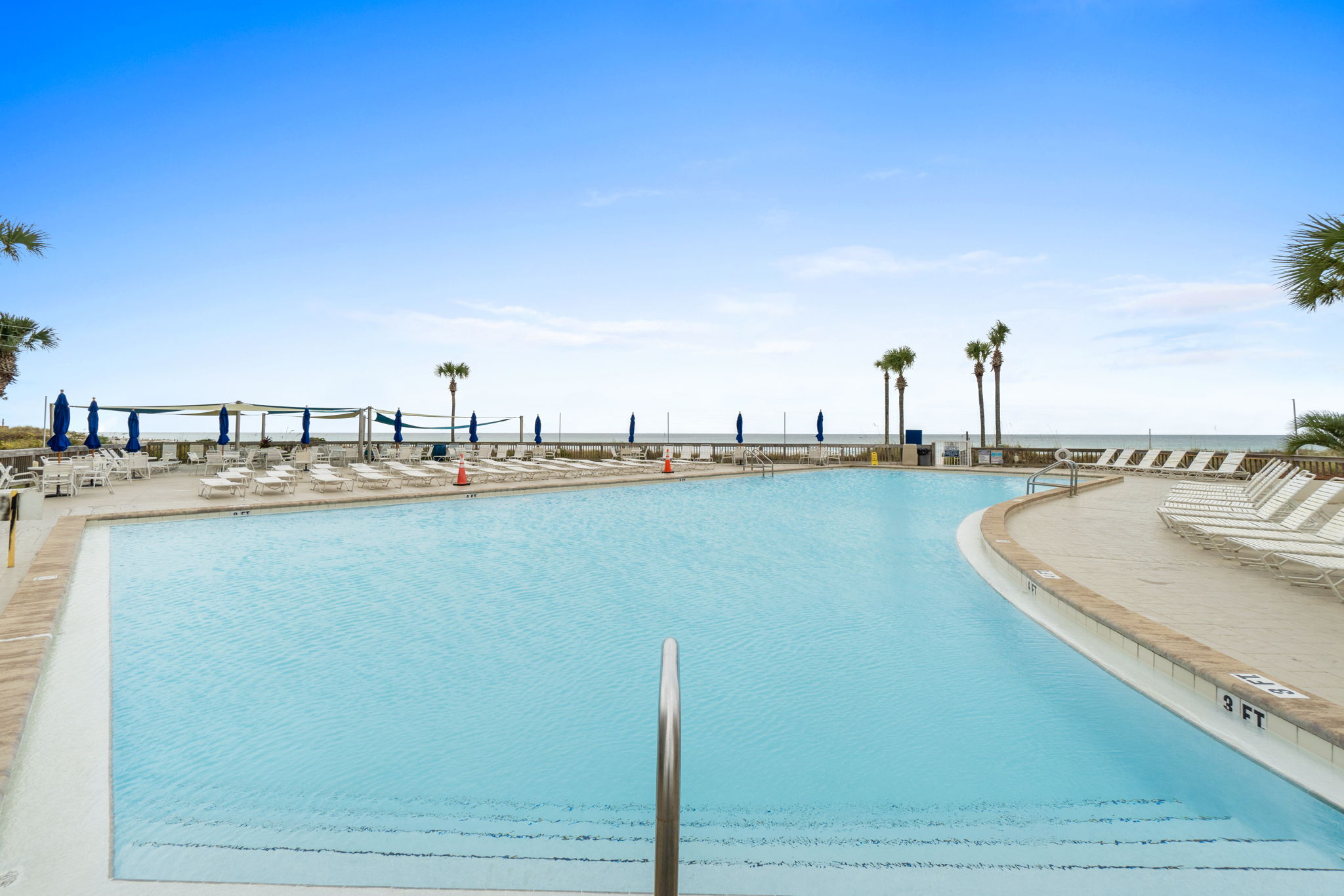 Pool and Beach Access