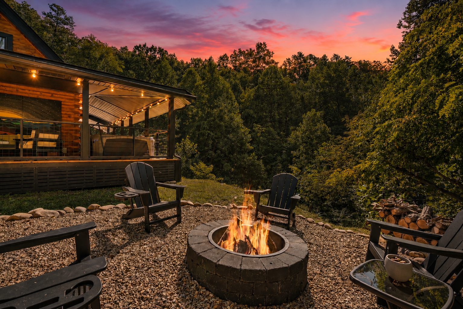 Evenings are perfect here