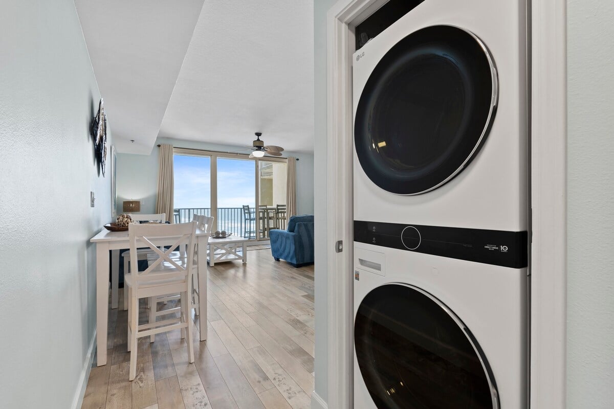 Washer and dryer