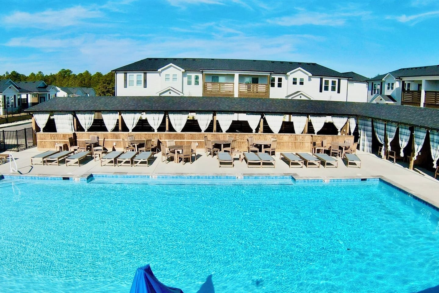 Resort-style pool just steps away