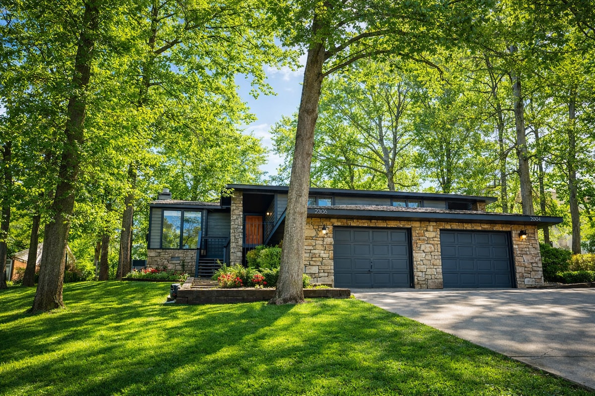 Welcome to Oakwood Oasis — a beautifully updated home tucked beneath mature shade trees, with a private driveway and attached garage for easy, comfortable arrivals.