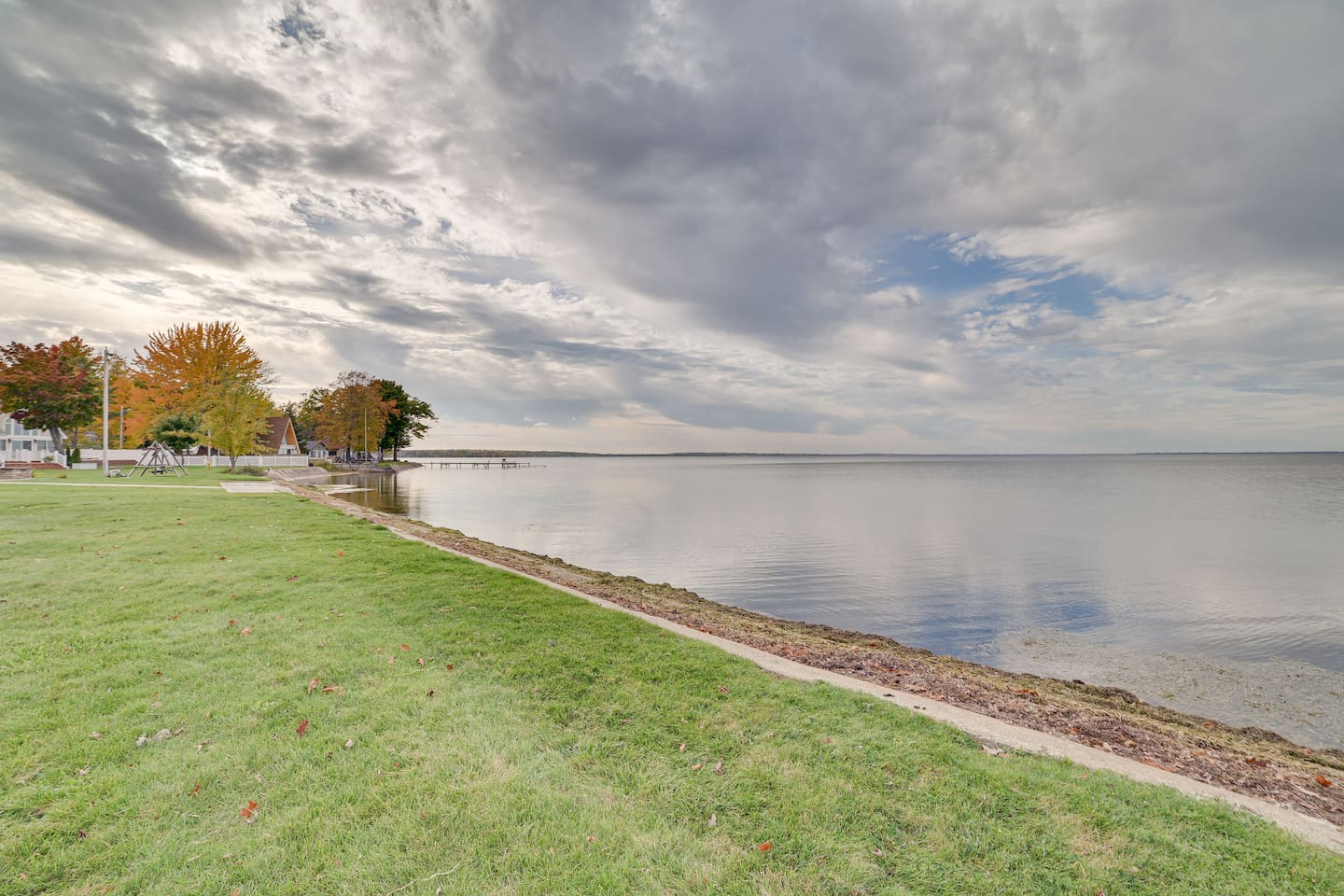 Sea wall.  We have a dock in summer months