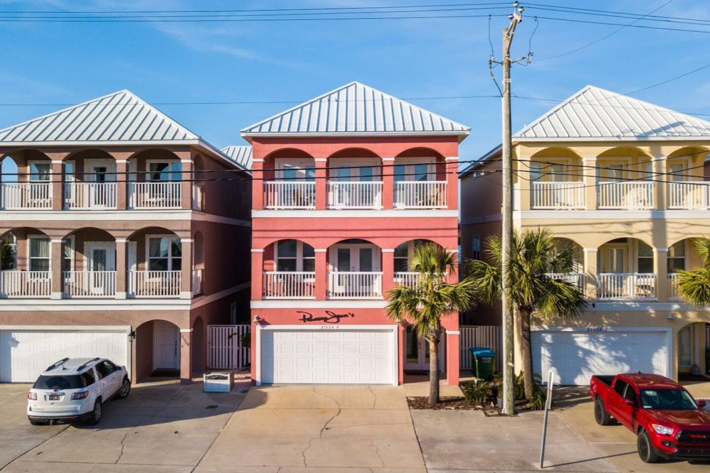 View from across the street take by a drone.