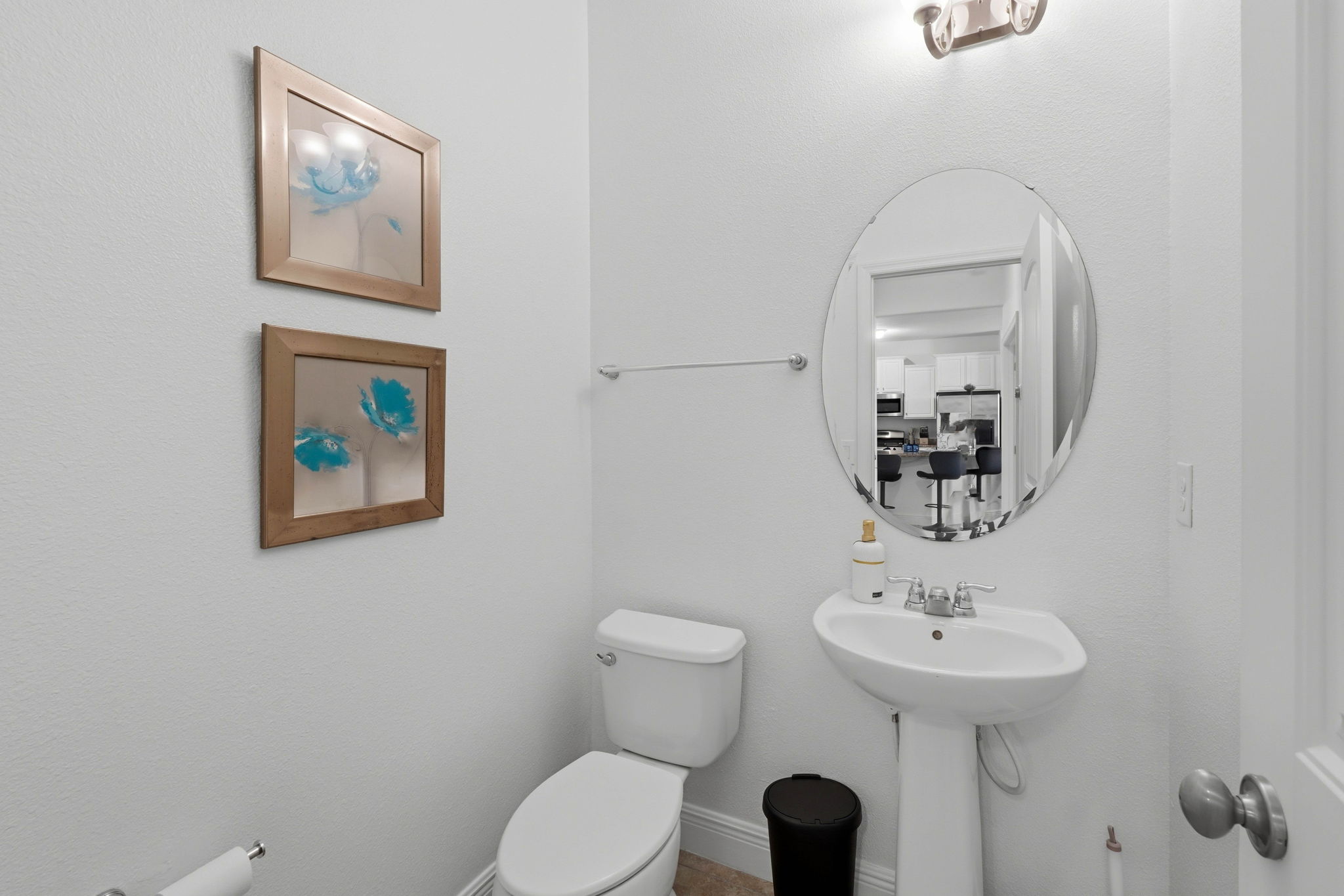 half bathroom first floor