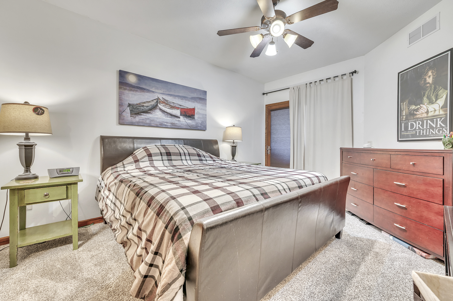 Master Bedroom with king bed