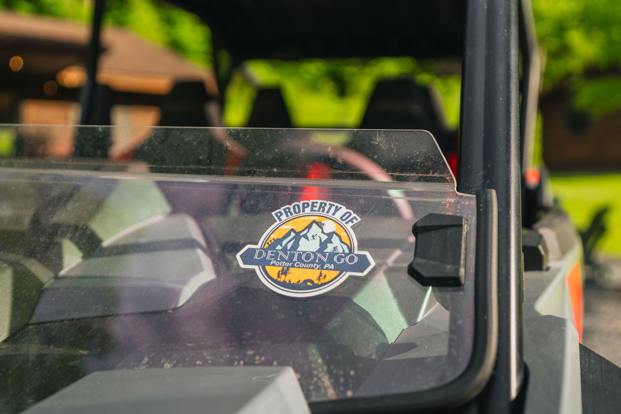 🏍 Built for the backcountry — UTVs ready when you are. *(UTV not included; rentals from Denton Go.)*