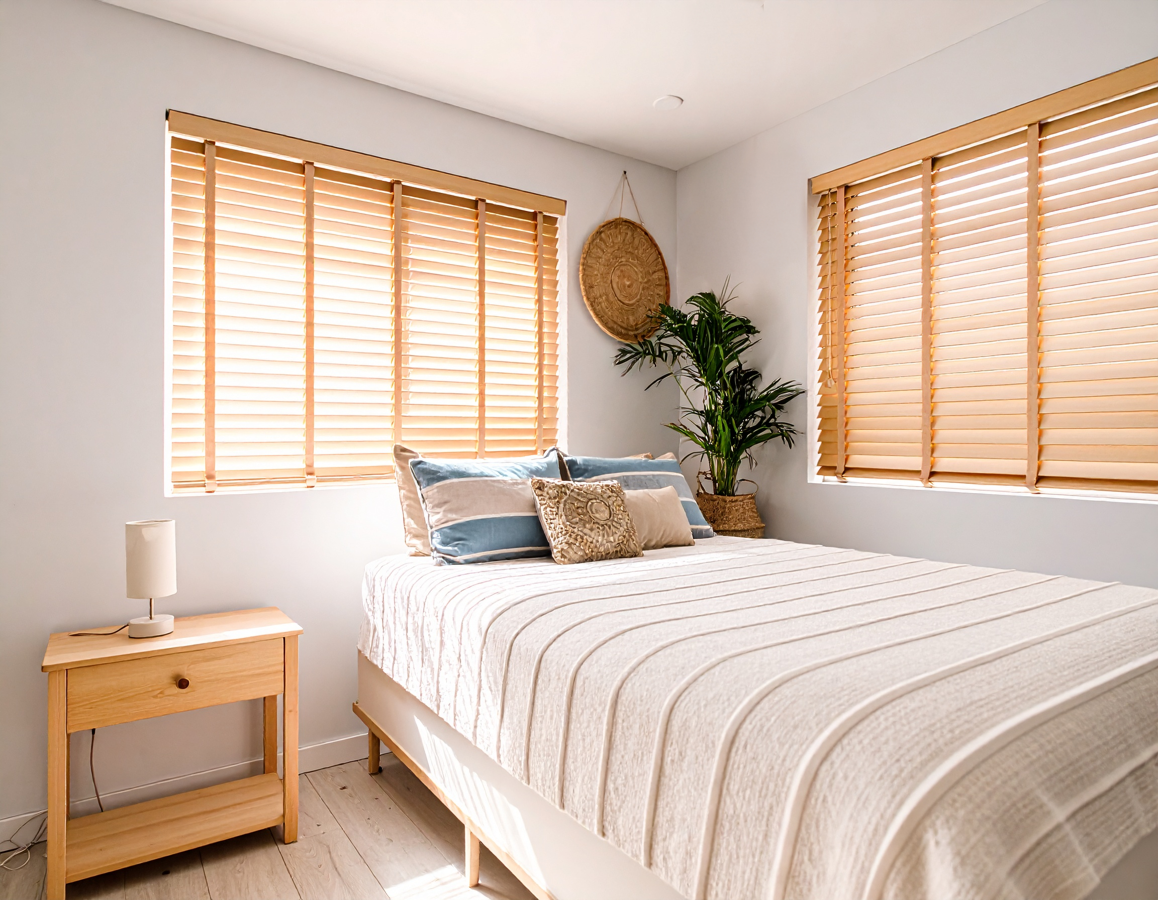 queen bed | Representative Interior. Décor / Finishes May Vary.